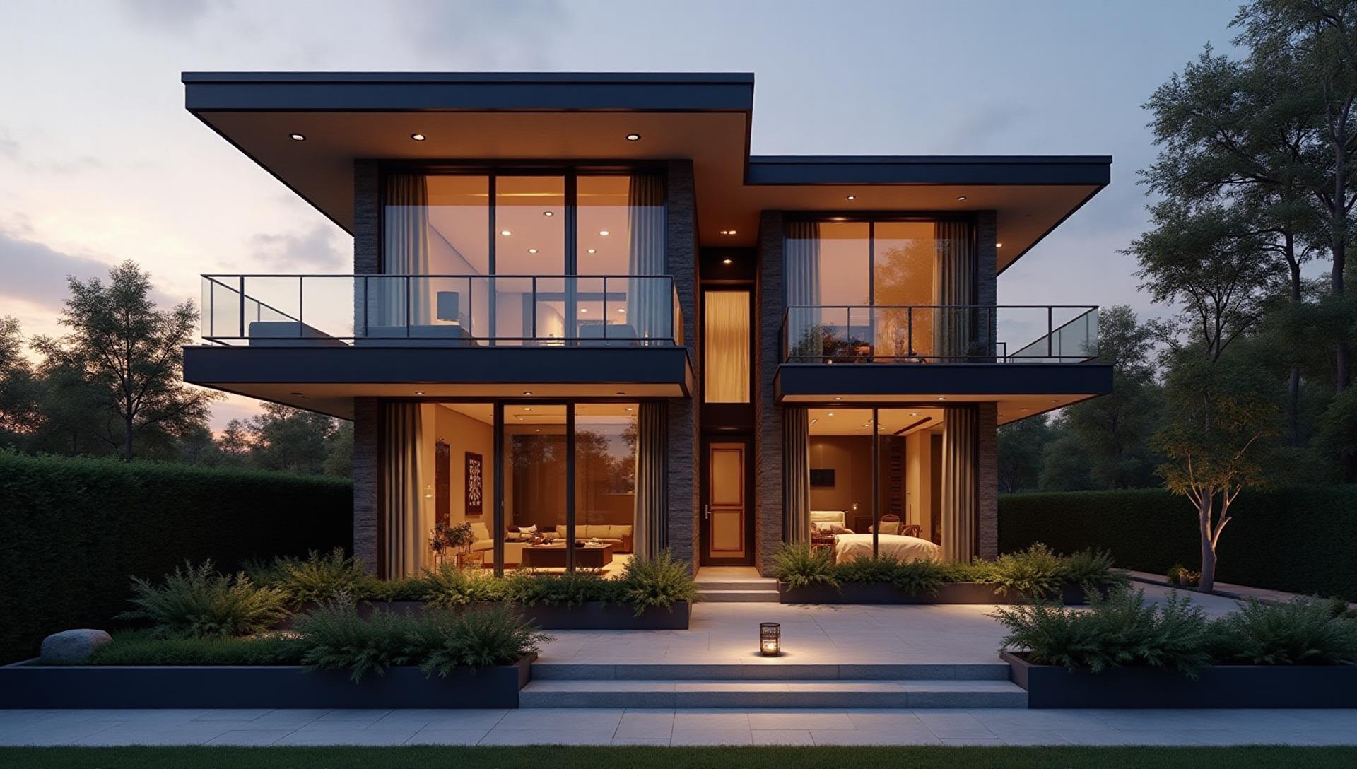 Luxury house background