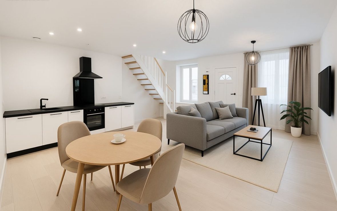 Maison 3 chambres avec jardin